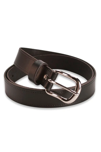 Mens Leather Belt 1" Width - Black