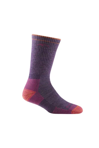 Ladies Boot Midweight Seamless Hiking Merino Socks - Purple