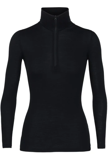 Everyday 175 Merino Womens Half Zip Base Layer - Black