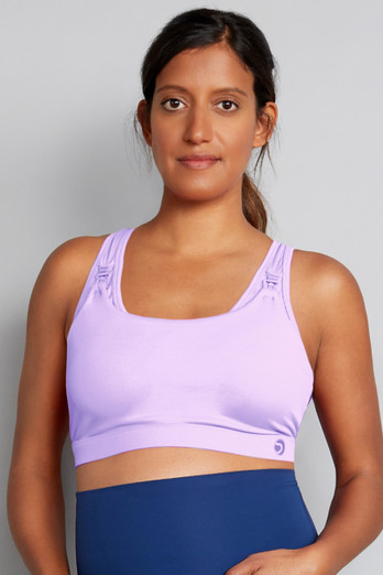 Artemis Women's Nursing Sports Bra - Lilac Sorbet