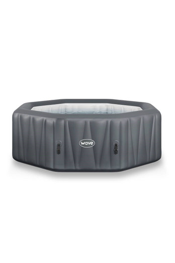 Aegean 6-Person Inflatable Hot Tub - Dark Grey