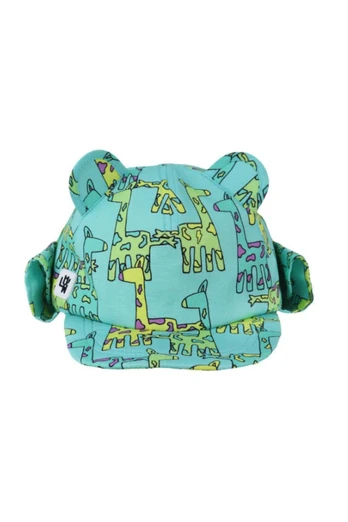 Kids Cub Sun Hat with Neck Flap - Giraffe