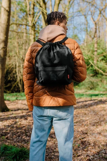 Tilley Drawstring Backpack - Black