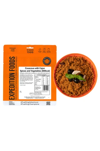 Vegan Couscous Cajun Spices & Vegetables (800kcal) - Vegan Couscous