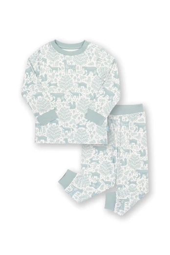 Baby/Kids 95% Organic Cotton Pyjamas - Woodland Walk