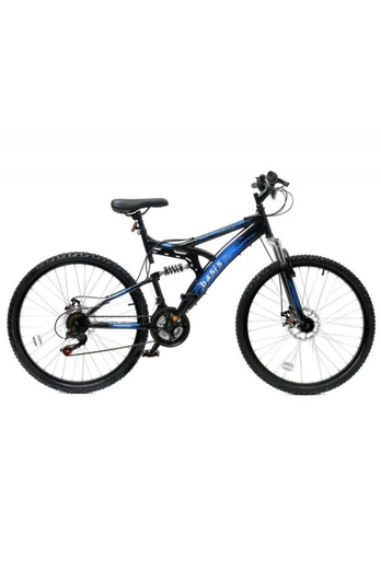 Basis 1 26" Full Sus Mountain Bike 18" Frame - Black/Blue