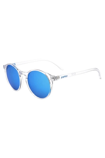 Prawn Polarised Round Unisex Sunglasses - Clear Teal