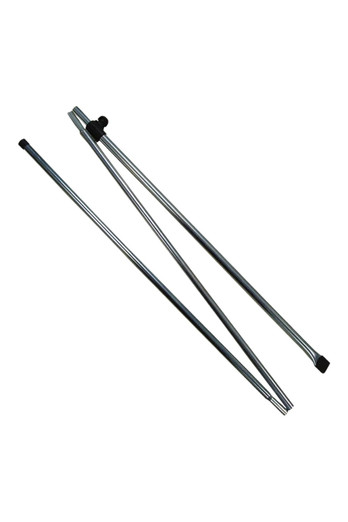 Adjustable Rear Pad Poles (215-270cm) 2pcs - Black