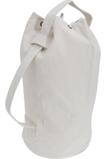 Rope Cord Unisex 30 Liters Canvas Duffel Bags - Natural