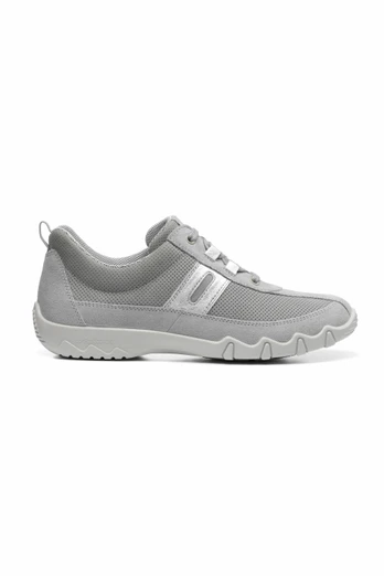 Leanne II Women's Regular Fit Suede Trainer - Shell Grey Multi