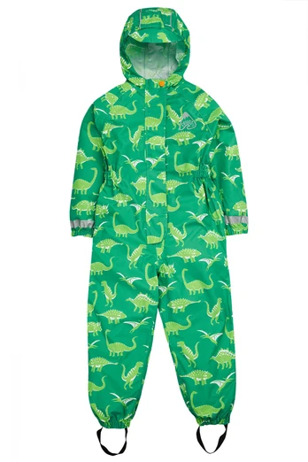 Kids Waterproof Rain Or Shine Suit - Dino-Roar!