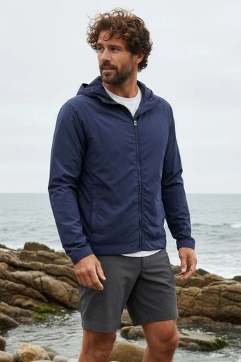 Men's Windproof Jacket - Midnight Blue