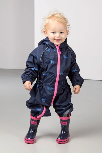 Toddler Puddle Suit - Galloping Horses