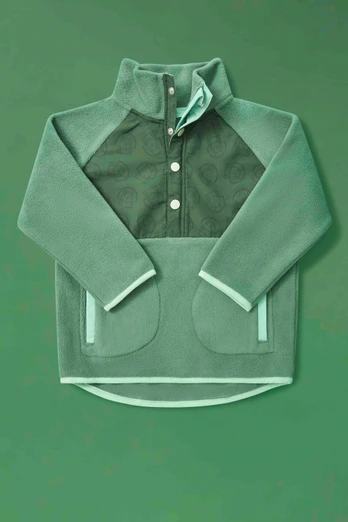 Spike the Dinosaur Kids Mid Layer Fleece - Spike
