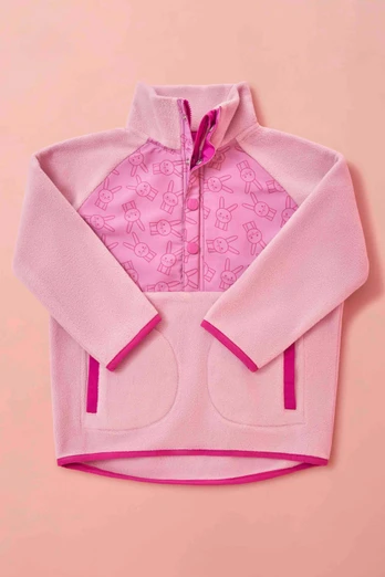 Hop the Bunny Kids Mid Layer Fleece - Hop
