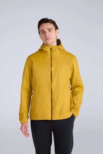 Torrent Mens Lightweight Waterproof Jacket - Mustard