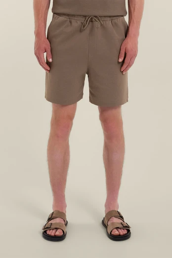 Sven Mens Soft-Touch Jersey Shorts - Light Brown