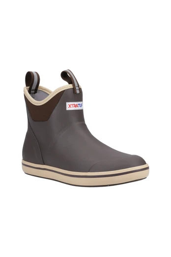 Mens Ankle Deck Boot - Brown