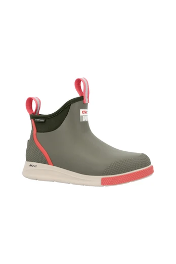 Womens  Ankle Deck Boot Sport - Olive