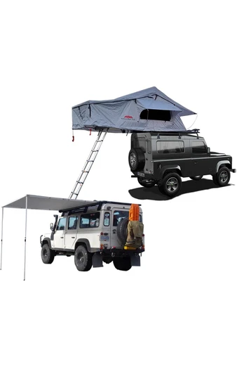 Extended Ventura Deluxe 1.4 Roof Tent + Awning - Grey