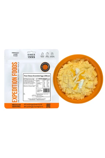 Three Cheese Scrambled Eggs - 450kcal