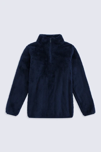 Teddy Kids Half-Zip Fleece - Navy