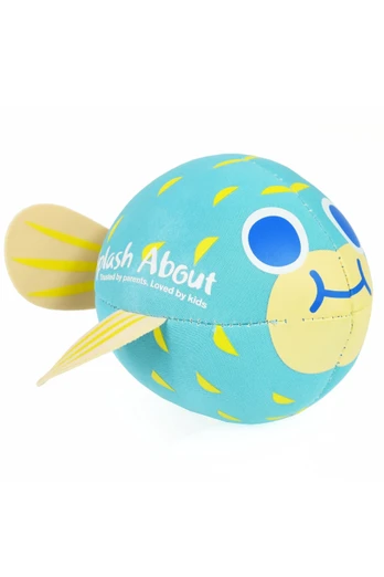 Kids Pufferfish Neoprene Water Ball Pool Toy - Blue