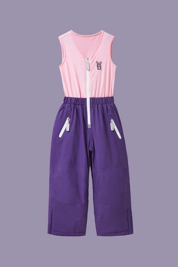 Hop the Bunny Kids Ski Salopettes / Bib Pants - Hop