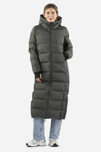 Calista Hypa Down Womens Jacket - Dark Khaki