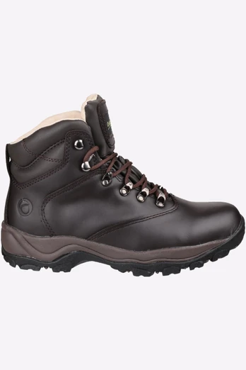 Winstone Leather Waterproof Mens Hiking Boots - Brown