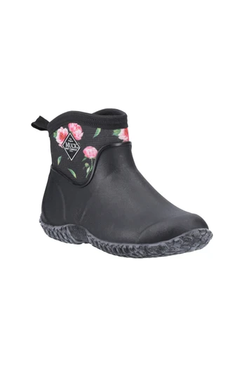 Womens Muckster II Ankle Lightweight Boot - Black/Peony Roses