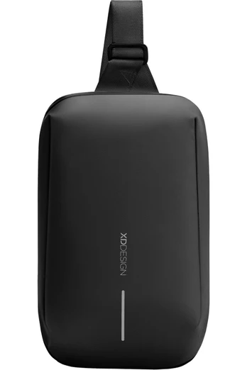 Unisex Extendable Crossbody Bag 5 Litres - Black