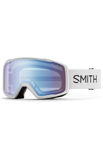 Tribute Unisex Snow Goggles - White / Blue Mirrored