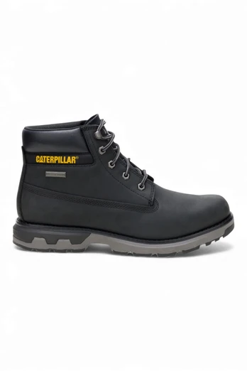 Mens Waterproof Pursue Leather Hiking Ankle Boots - Black