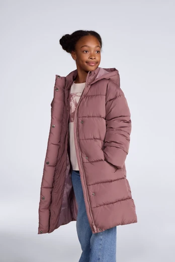 Juniper Kids Water Resistant Padded Jacket - Pink