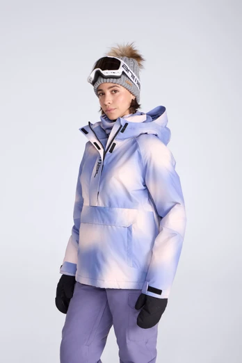 Snowstorm Womens Waterproof Overhead Ski Jacket - Lilac