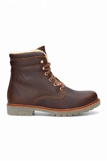 Mens Leather P03 Aviator C23 Winter Ankle Boots - Brown