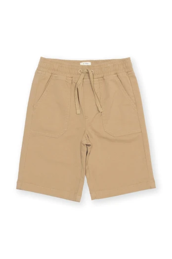Kids Yacht 97% Organic Cotton Shorts - Dune