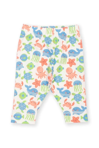Baby 95% Organic Cotton Leggings - Under The Sea