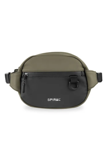 Explorer 2L Water Resistant Crossbody Bag - Olive-Black