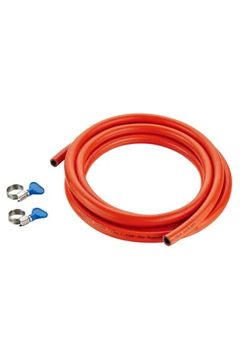 3m Gas Hose & Clamps Kit - Orange/Blue