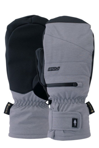 Wayback GTX Short Mens Mitten Snow Glove - Stone