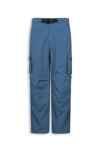 EMS Camp Cargo Mens Zip-Off Pants Short Length - Blue