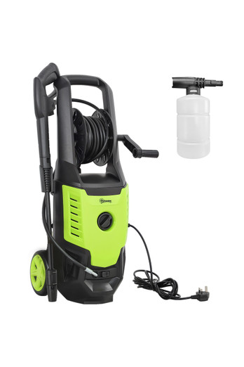 2200W 170Bar Power Washer with Adjustable Nozzle - Green