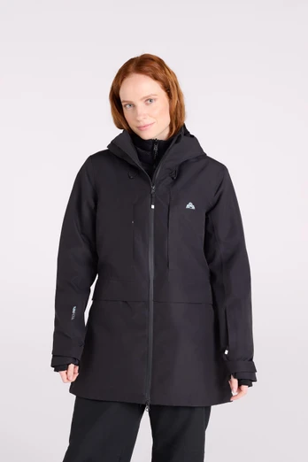 EMS Veste de ski imperméable 3 en 1 pour femmes Infinity - Noir