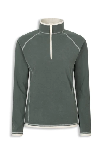 EMS Montana Womens Half-Zip Fleece - Dark Green