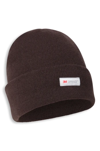 EMS Thinsulate Fleece Lined Beanie - Dark Brown