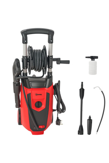 Power Washer with Adjustable Nozzle - Red