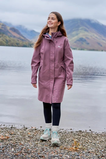 EMS Hurricane Womens 3 Layer Waterproof Jacket - Dusky Purple