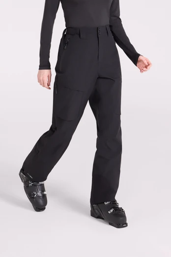 EMS Pantalon de ski imperméable Squall pour femmes - Noir
